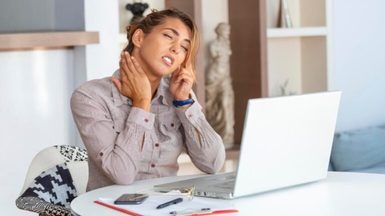 Victim of Bad Desk Ergonomics