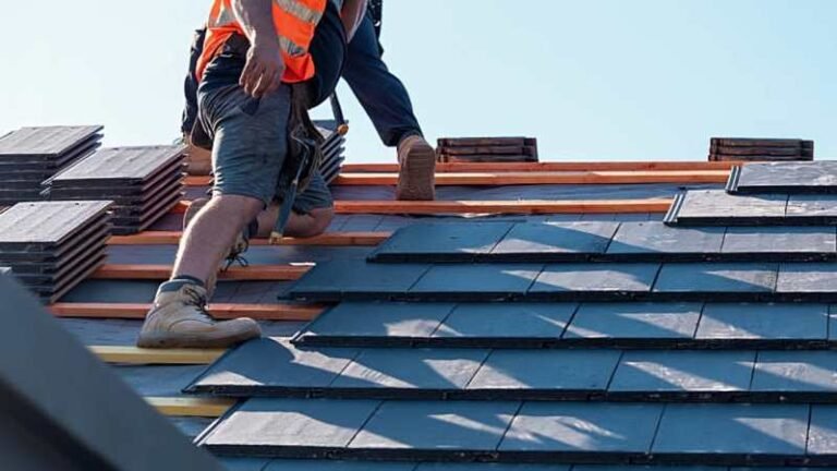 Roofing company in Overland Park KS inspecting a residential roof